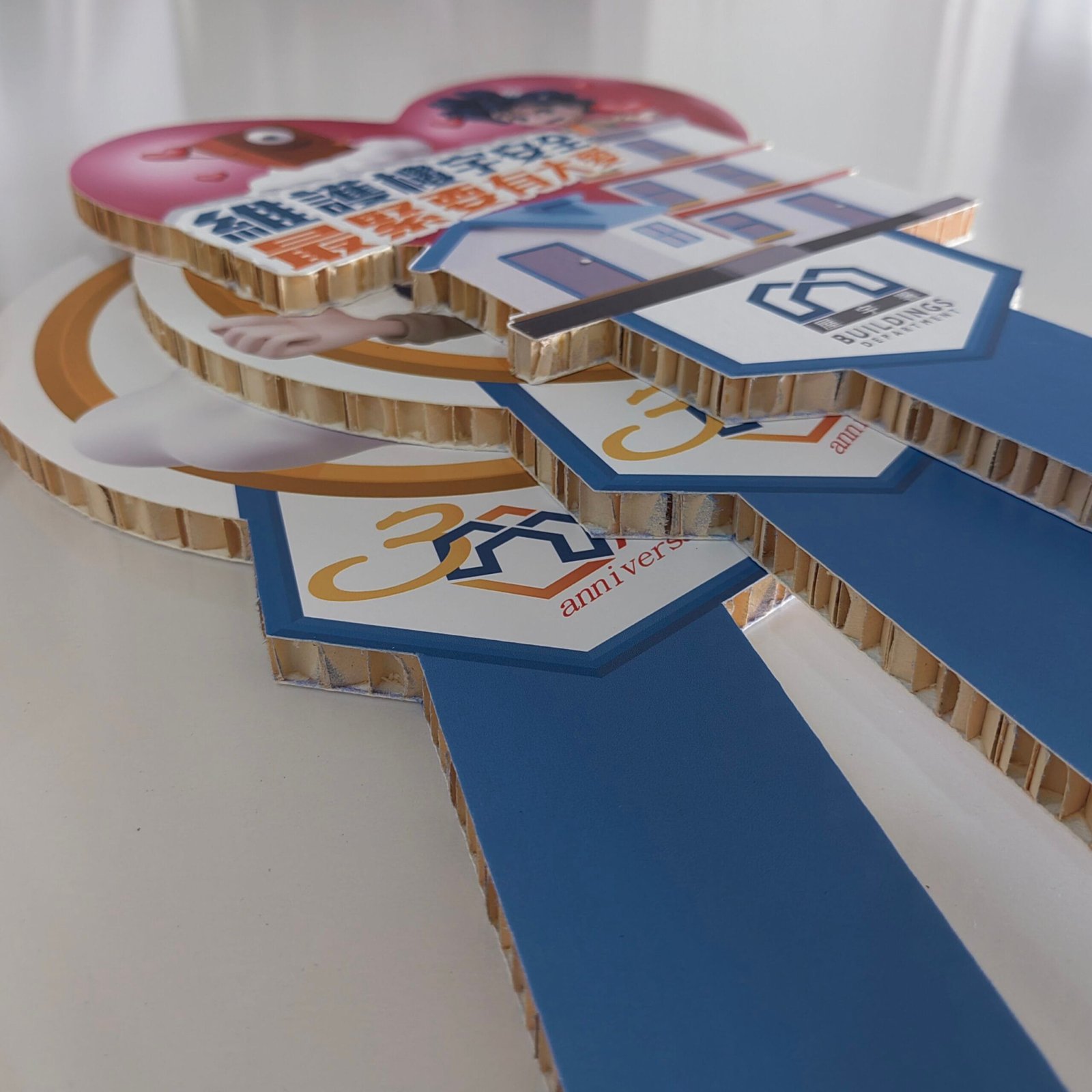 白卡蜂窩板噴畫定制:圖片 2