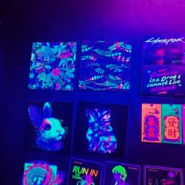 熒光貼紙噴畫印刷定制