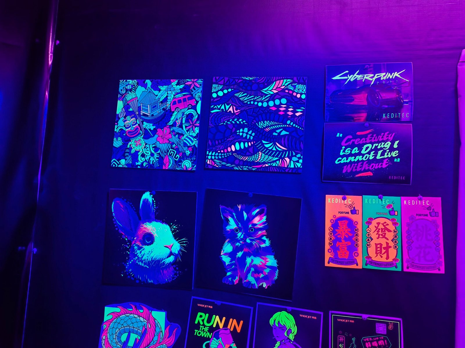 熒光貼紙噴畫印刷定制