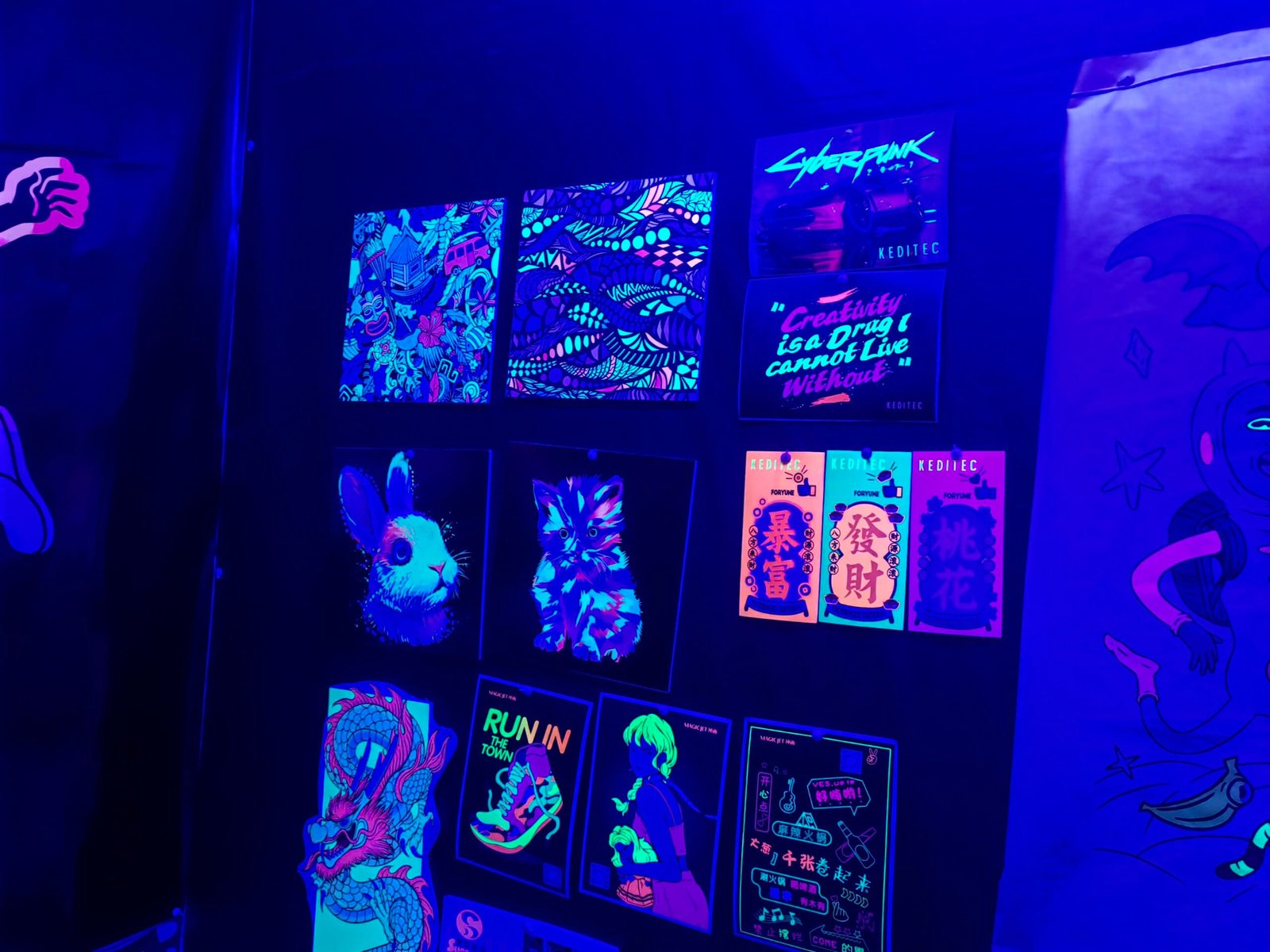 熒光貼紙噴畫印刷定制:圖片 4